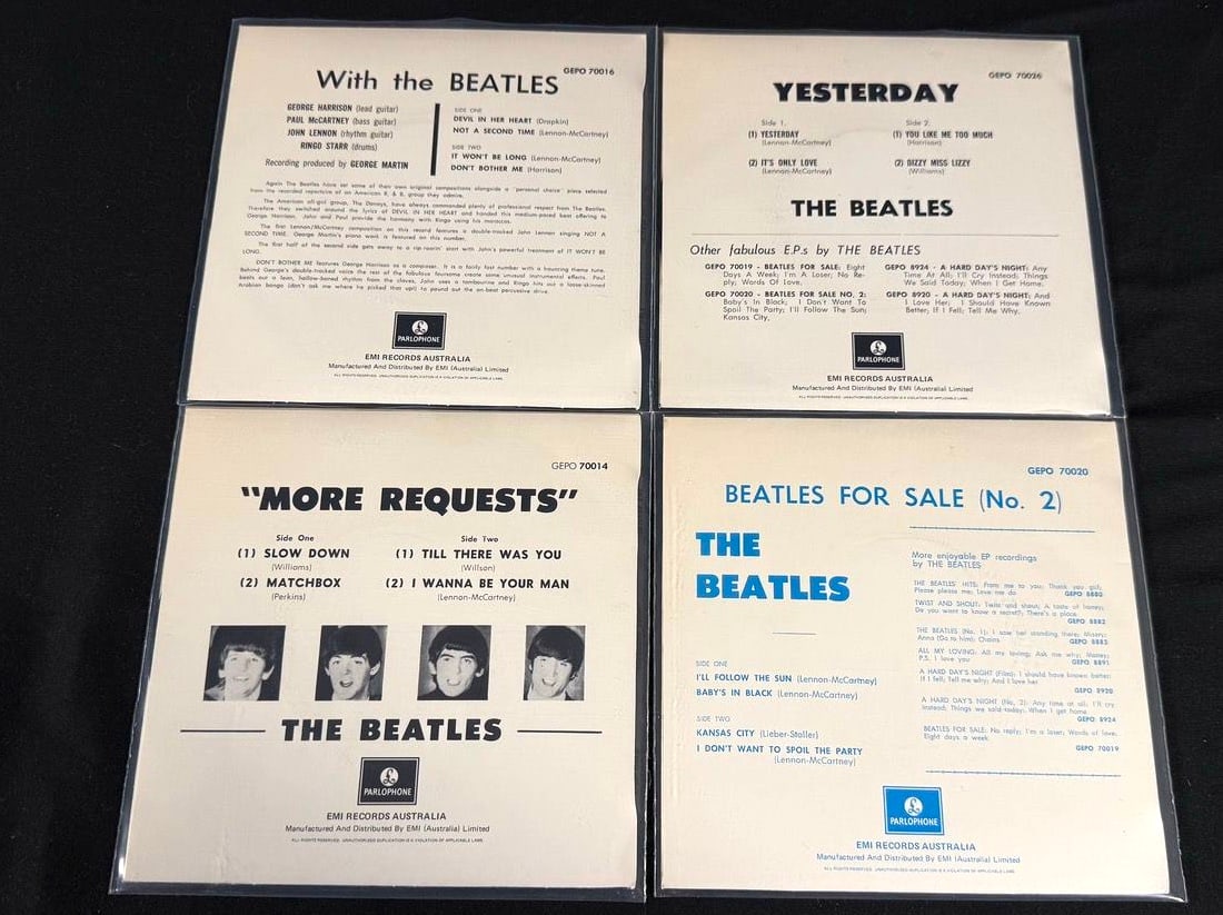 Australian Beatles EP Collection (4 EPs) - 2
