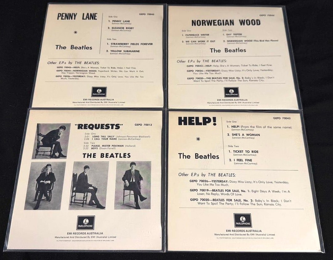 Australian Beatles EP Collection (4 EPs) - 2