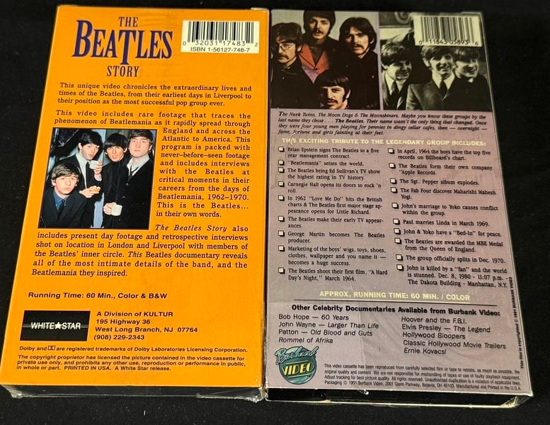 Beatles VHS Documentary Collection (2) - 2