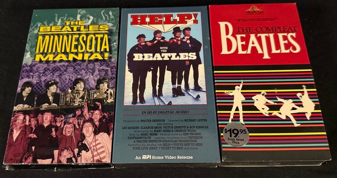 Beatles VHS Video Collection (3) (1 of 2)