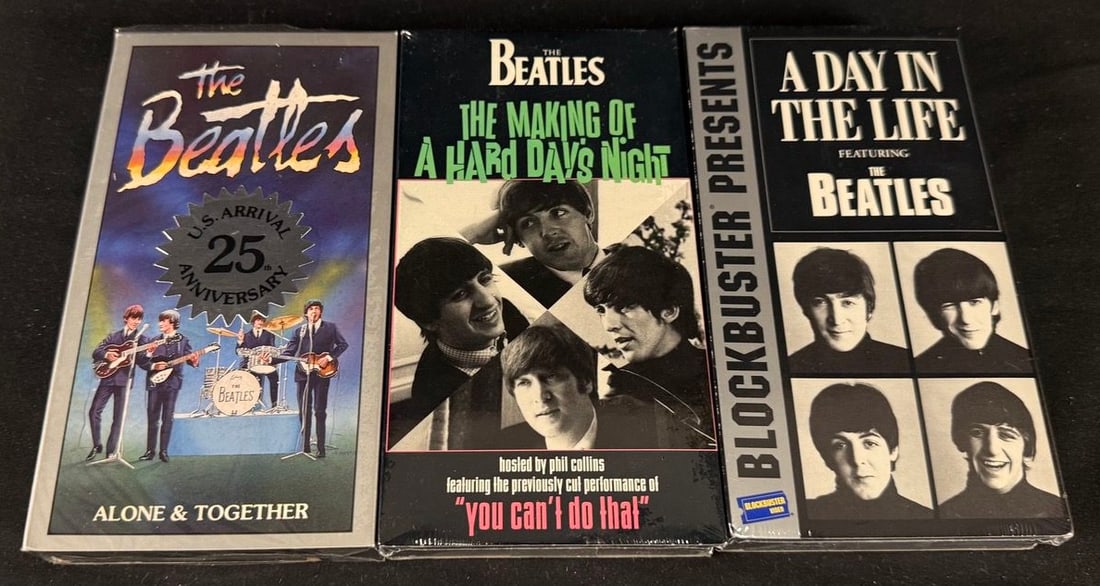 Beatles VHS Documentary Collection (3) (1 of 2)