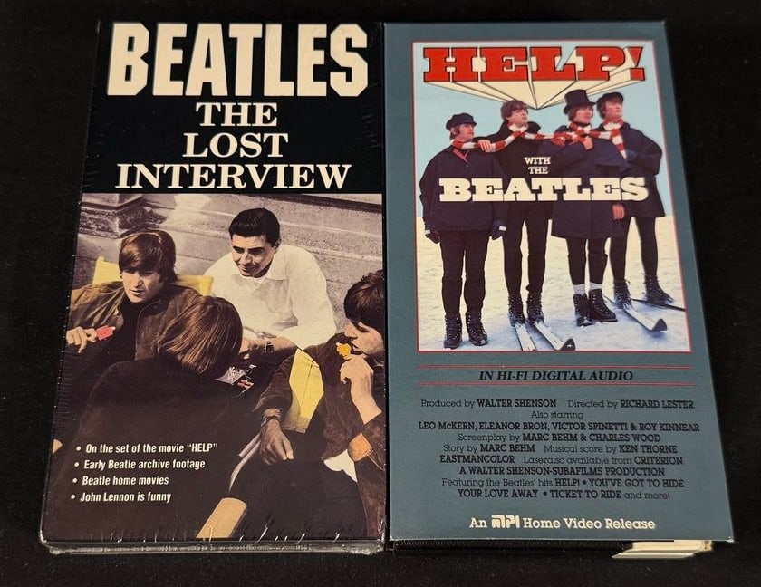 The Beatles VHS Video Pair - The Lost Interview & Help! (1 of 2)