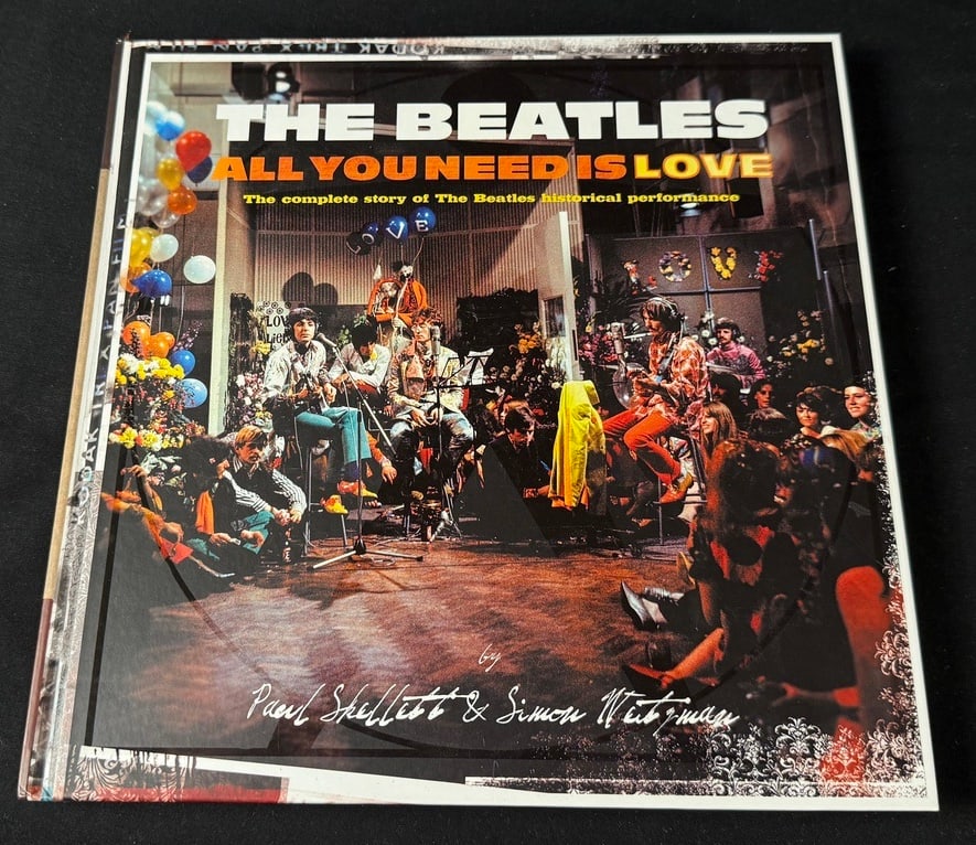 The Beatles 'All You Need Is Love' Book: Illustrated hardcover by Paul Skellett and Simon Weitzman exploring the Beatles' historic 'All You Need Is Love' performance.