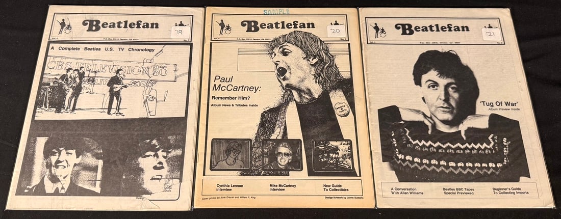 Beatlefan Magazine Issues #19-21 (1 of 1)