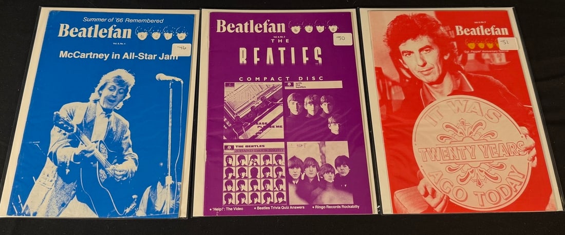 Beatlefan Magazine Issues #46, #50-51 (1 of 1)