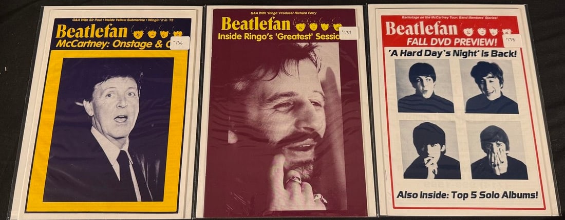 Beatlefan Magazine Issues #136-138 (1 of 1)
