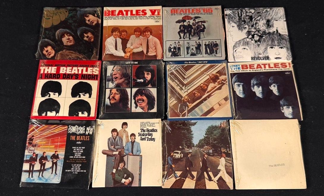 Beatles Mini Album Collection Display Set (1 of 2)
