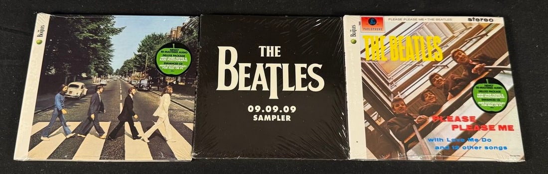 Beatles 2009 Remastered CD Trio (Abbey Road, Sampler & Please Please Me) (1 of 2)