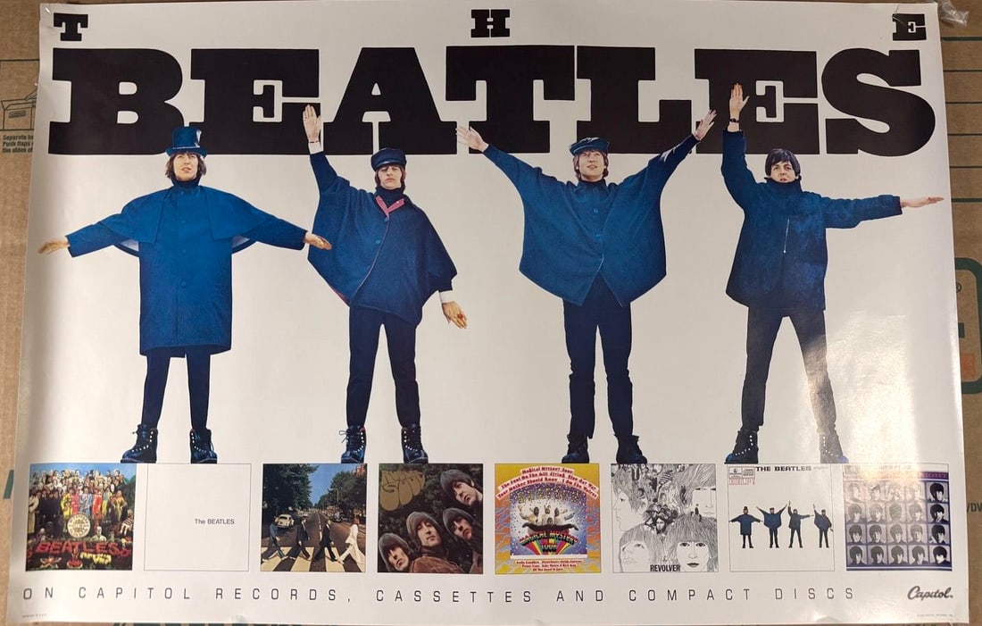 The Beatles Capitol Records Catalog Promotional Poster (1 of 1)