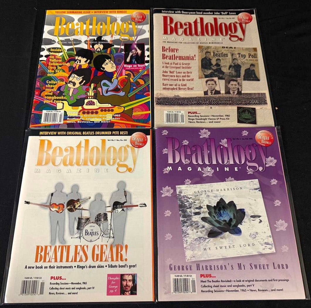 Beatology Magazine Lot (4 issues) (1 of 1)