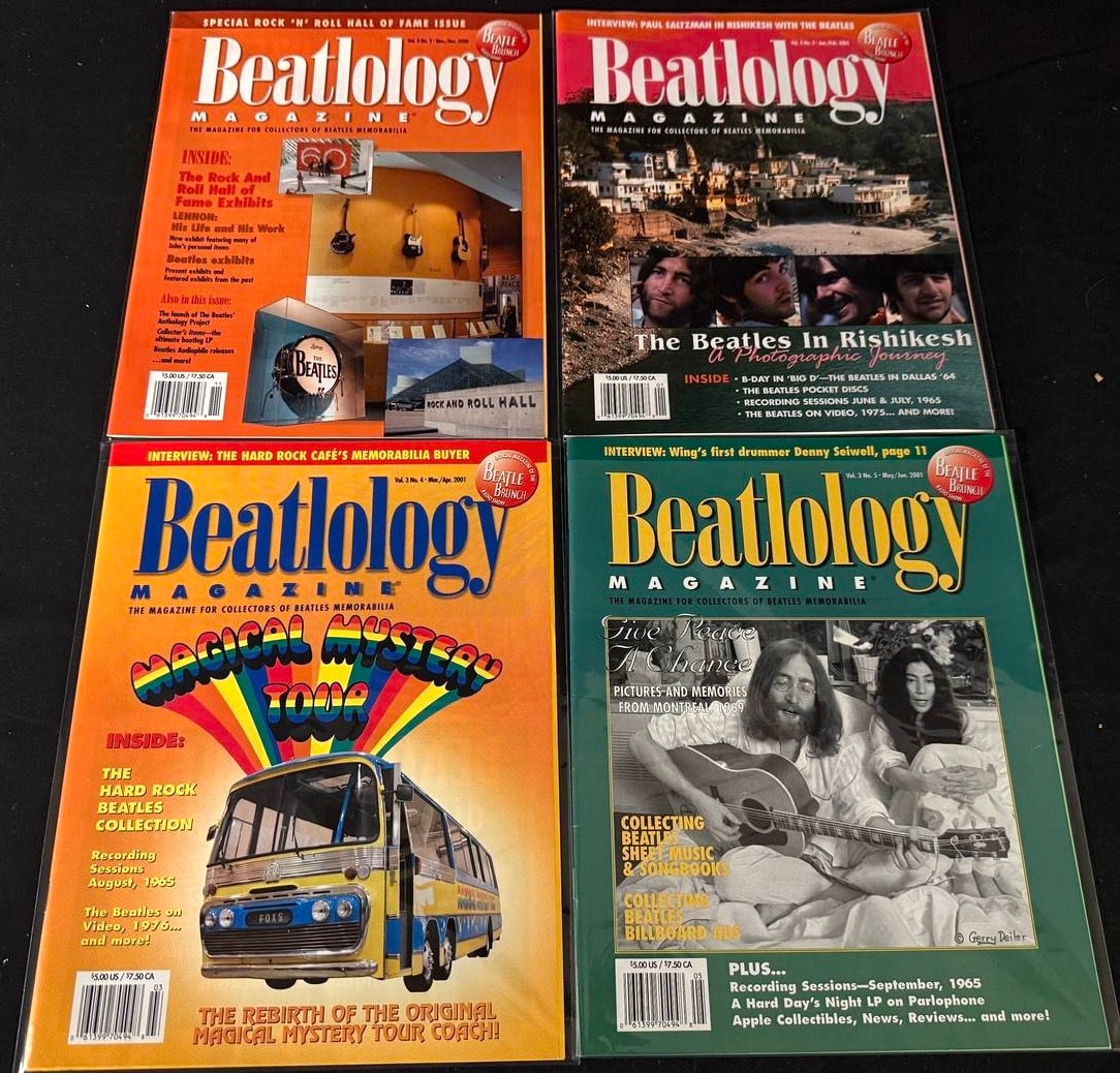 Beatology Magazine Lot (4 issues) (1 of 1)