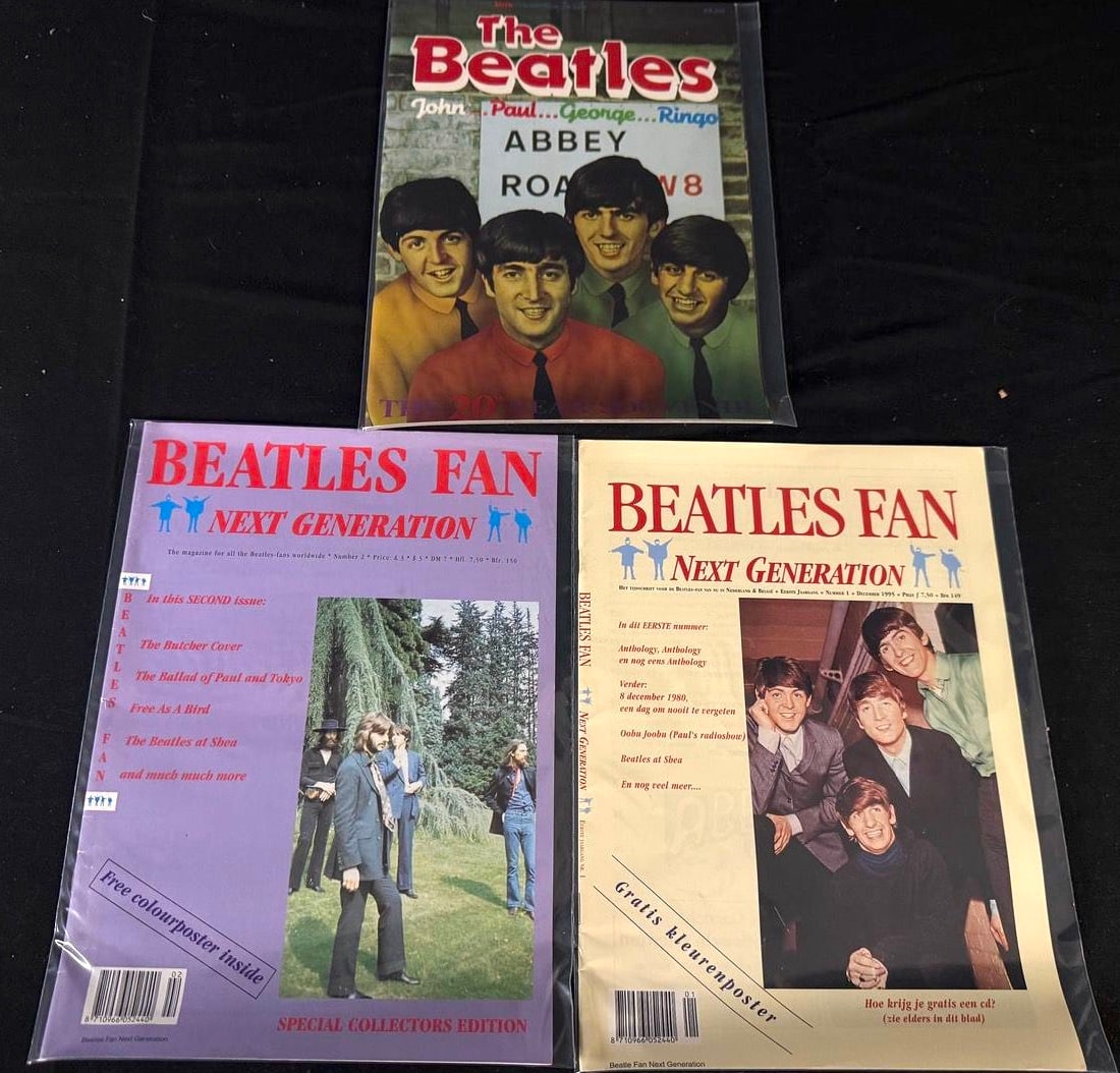 Beatles Fan Magazine Lot (3 issues) (1 of 1)