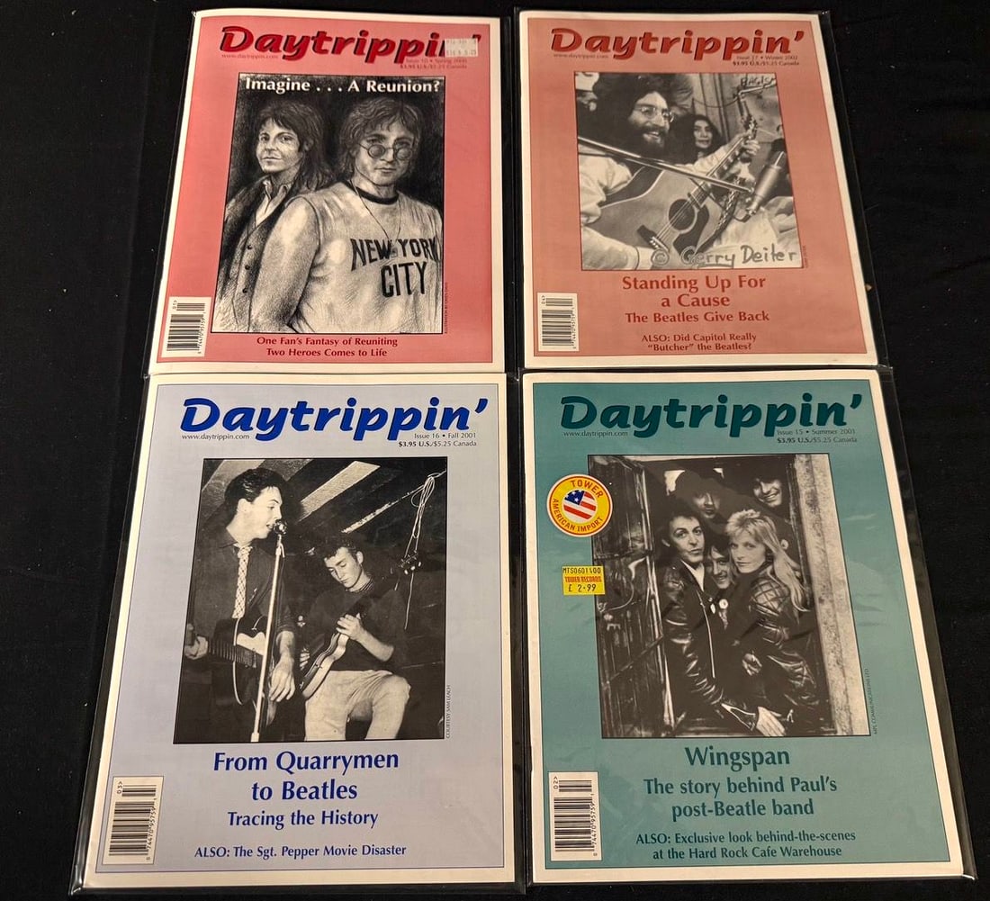 Daytrippin' Beatles Magazine Lot (4 issues) (1 of 1)