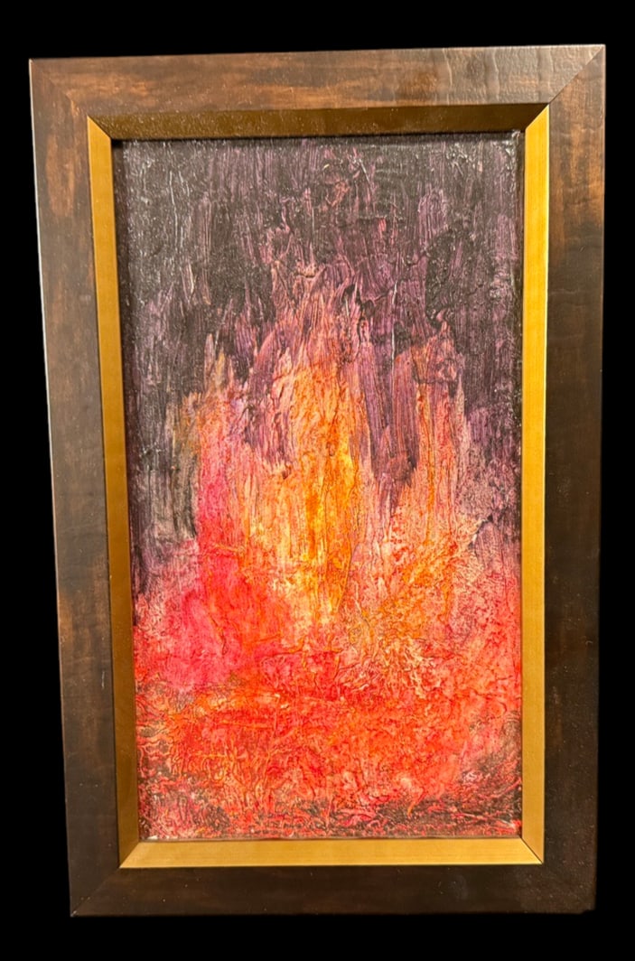 John H. Miller Abstract Expressionist Oil on (1 of 2)