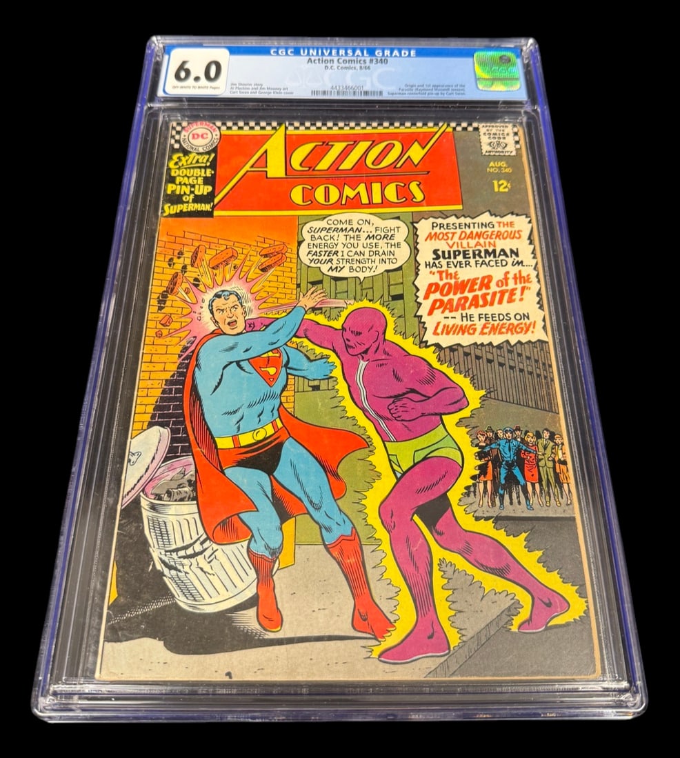 Action Comics #340 - CGC 6.0 - First Parasite (1 of 2)