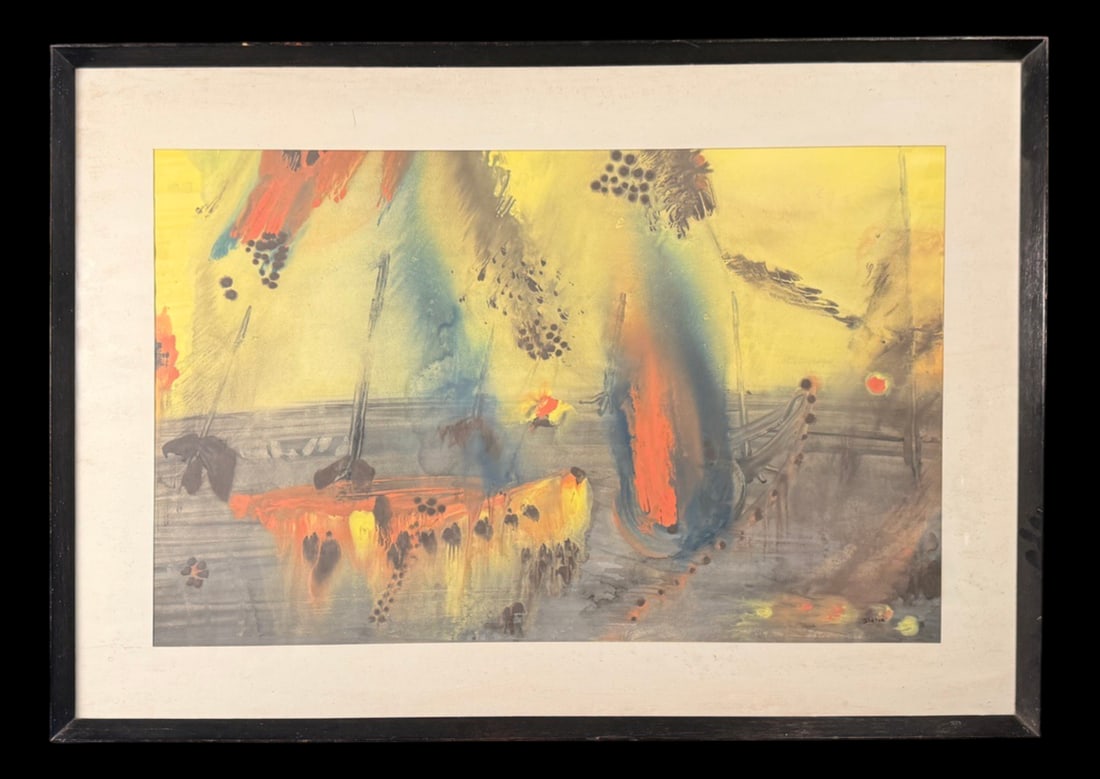 Abstract Mixed Media Painting (1 of 3)