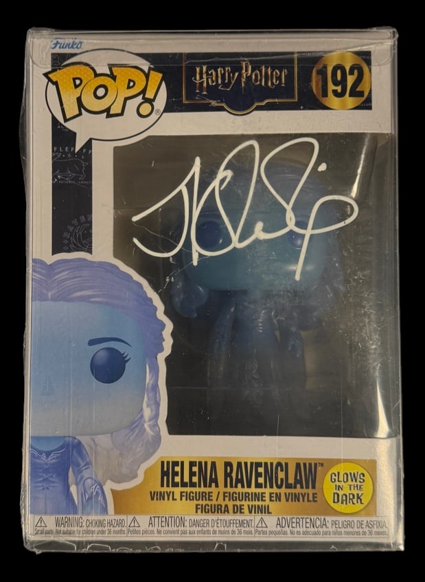 Helena Ravenclaw Signed Funko Pop with COA: J.K. Rowling signed Helena Ravenclaw #192 Harry Potter Funko Pop with COA