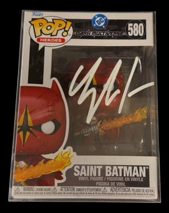 Saint Batman Signed Funko Pop (1 of 1)