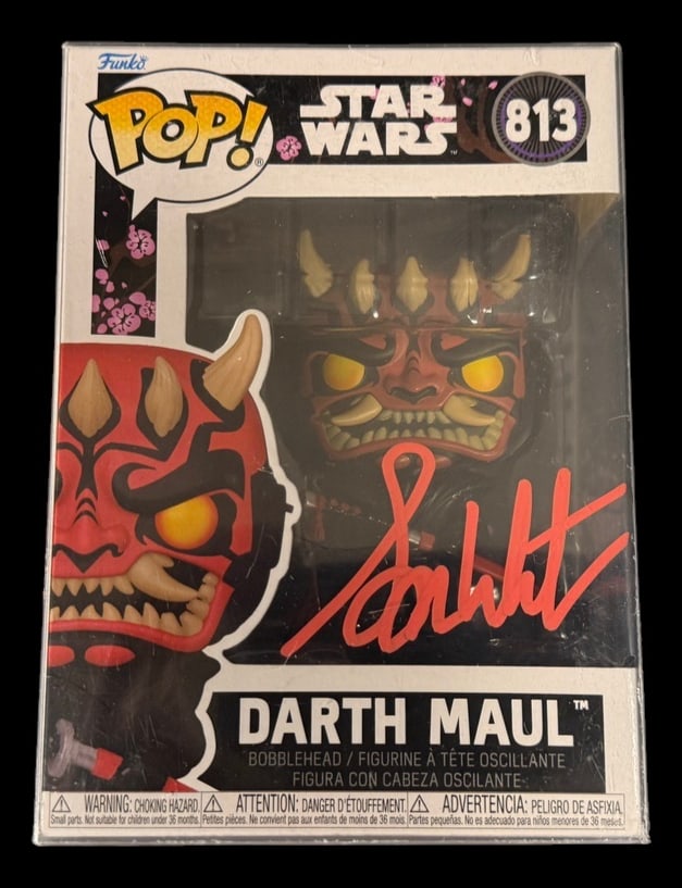 Darth Maul Signed Funko Pop (1 of 1)
