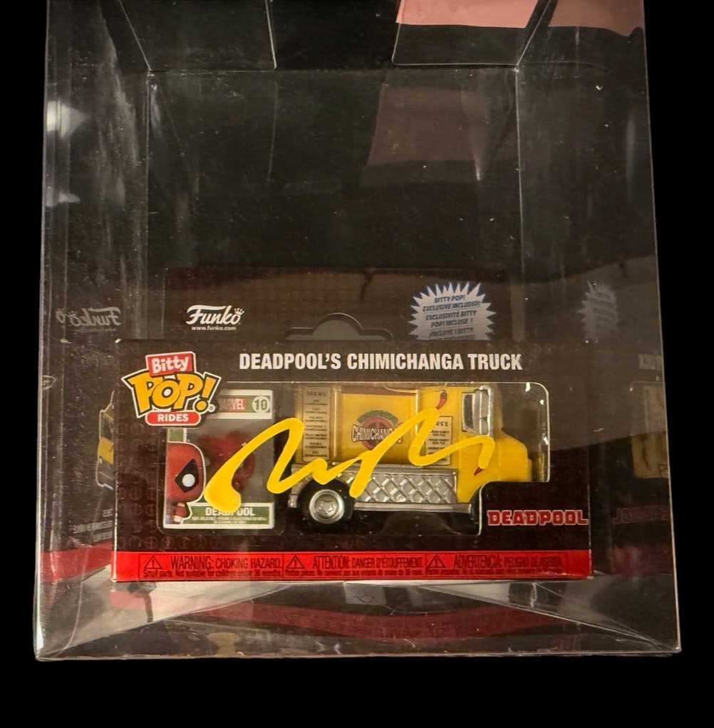 Deadpools Chimichanga Truck Signed Pop Bitty Ride (1 of 1)