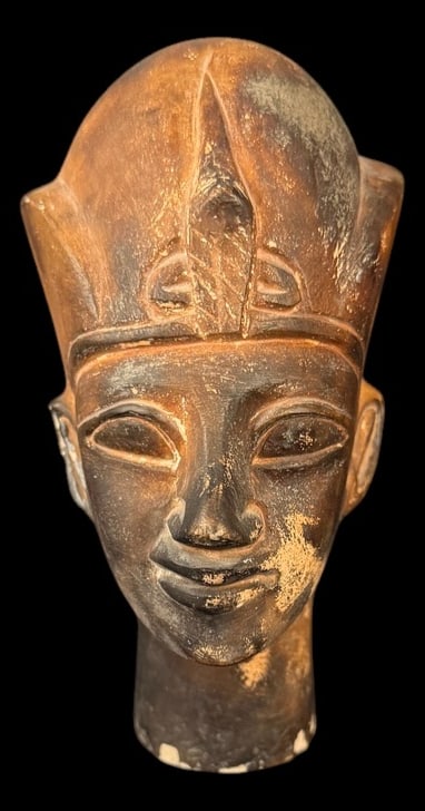 Egyptian Pharaoh Head Bust (1 of 2)