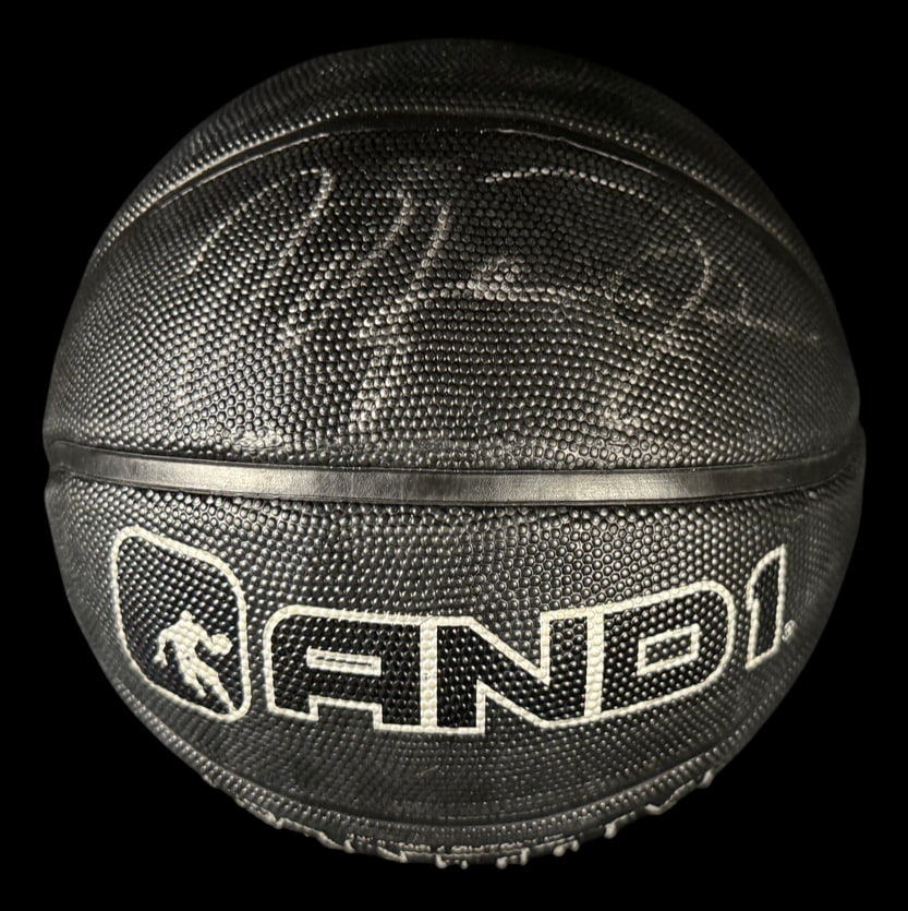 Michael Jordan Signed Basketball: Michael Jordan signed AND1 basketball with COA
