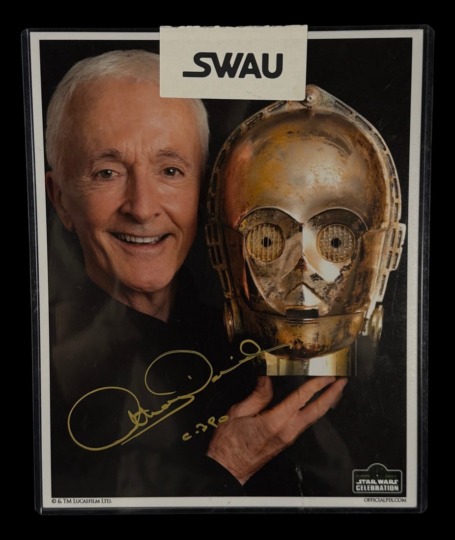 Anthony Daniels (C-3PO) Signed Star Wars (1 of 2)