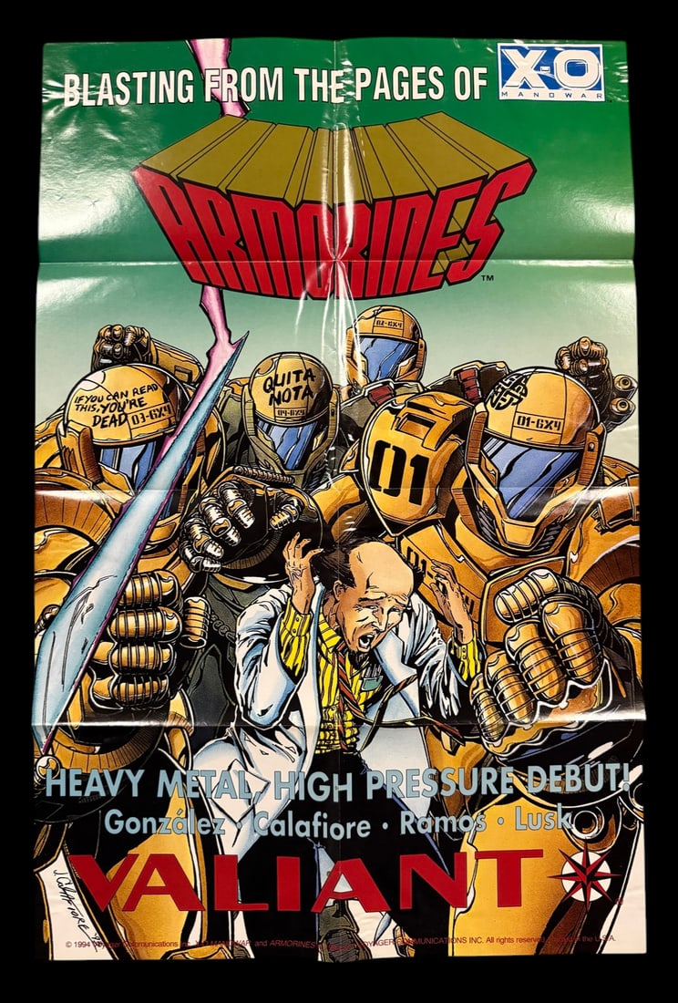 Valiant Armorines Promotional Poster (1 of 1)
