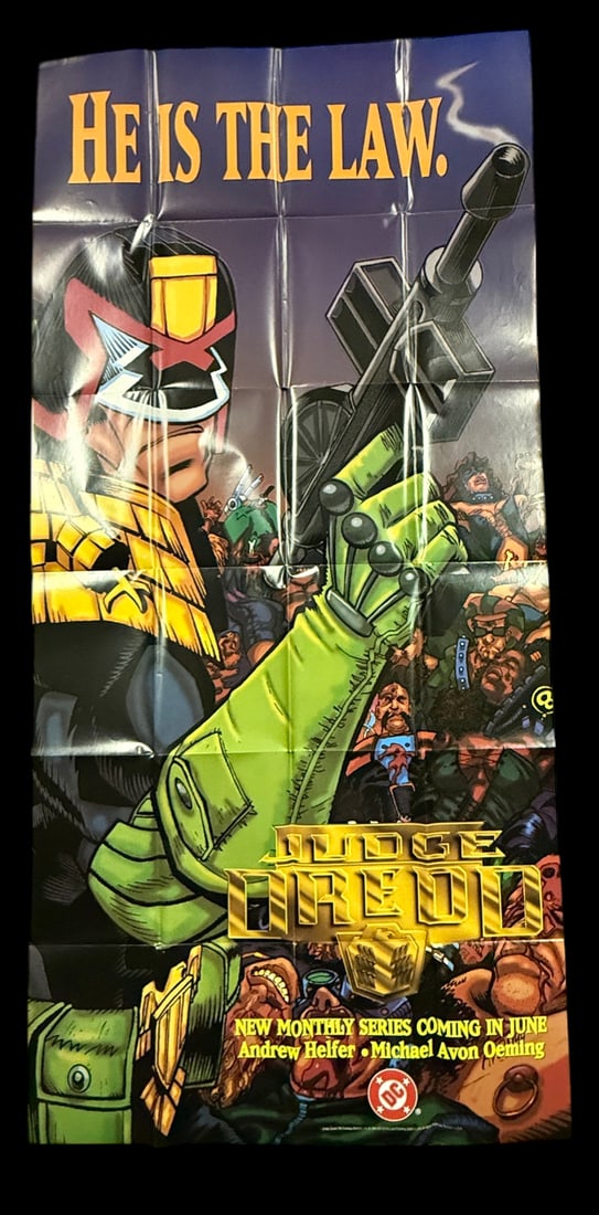 Judge Dredd DC Comics Promotional Poster (1 of 1)