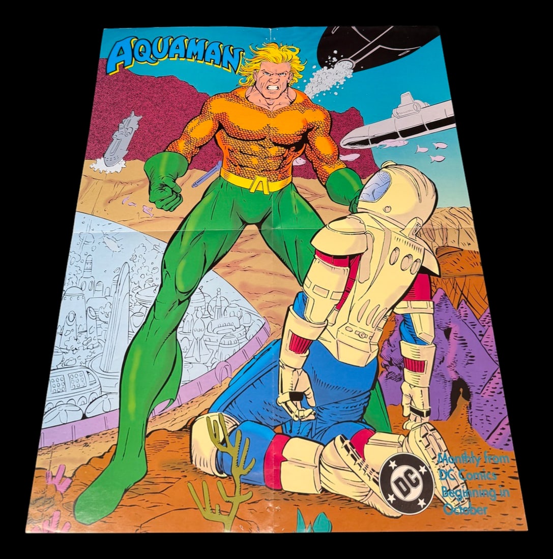 DC Comics Aquaman Promotional Poster & DC Comics (1 of 2)