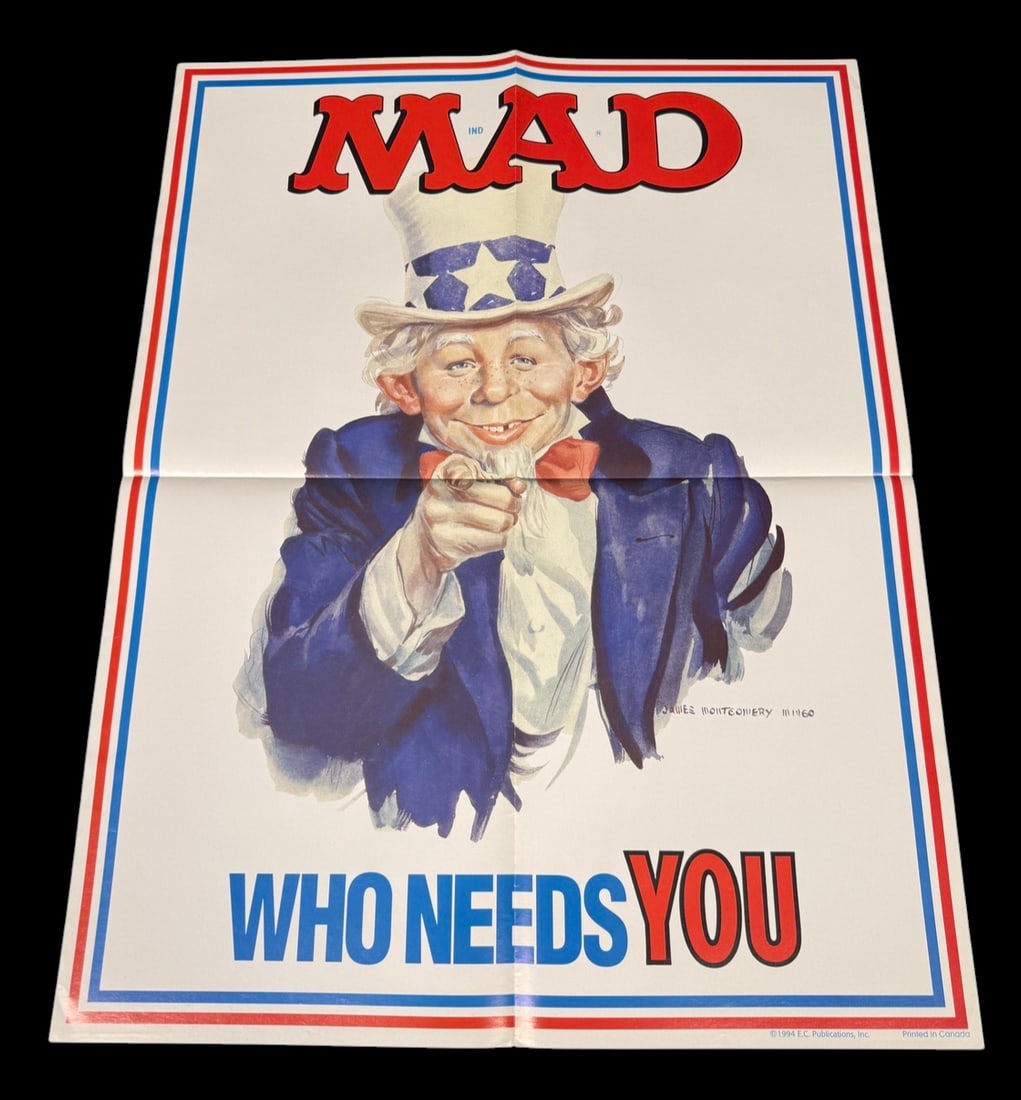 MAD Magazine Alfred E. Neuman Promotional Poster (1 of 2)