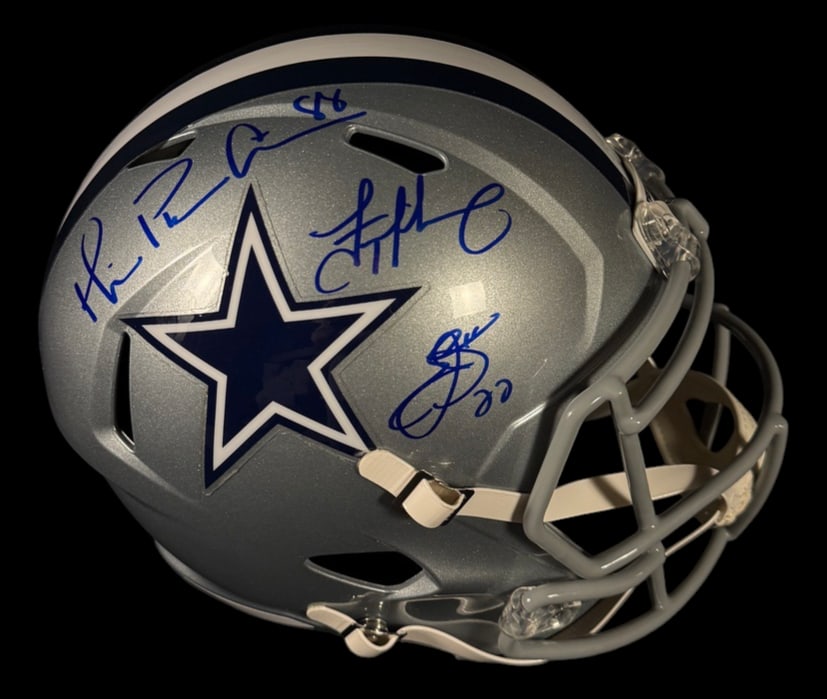 Dallas Cowboys Multi-Signed Speed Helmet (1 of 1)