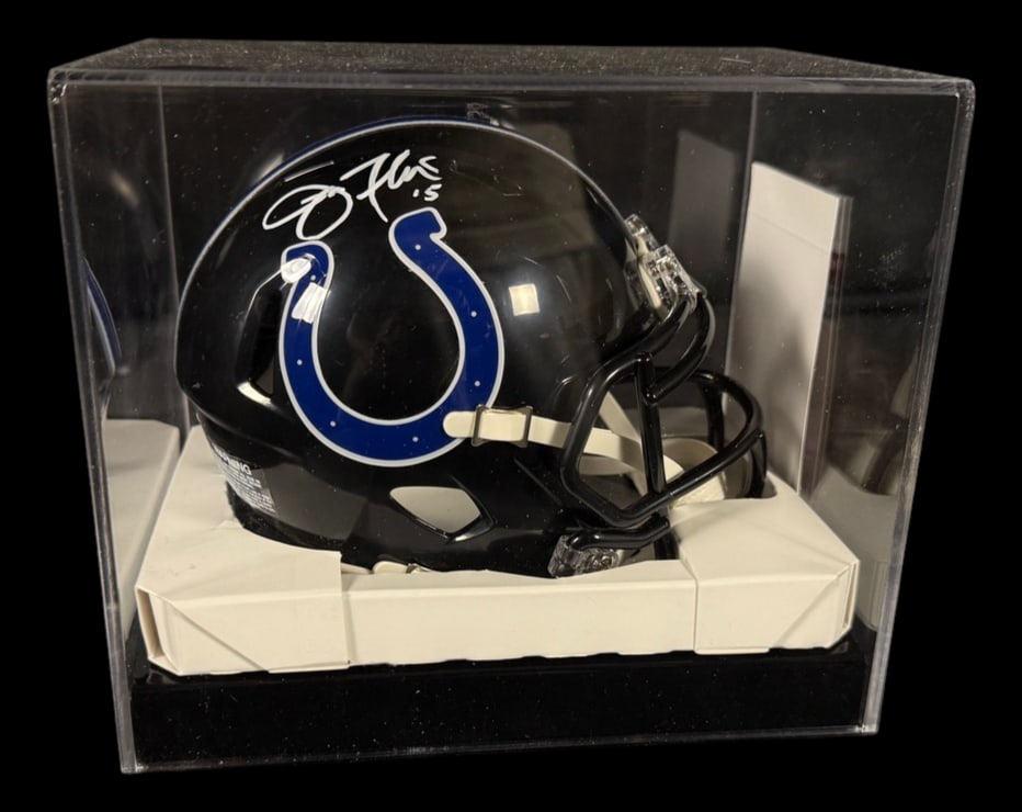 Indianapolis Colts Signed Mini Helmet (1 of 2)