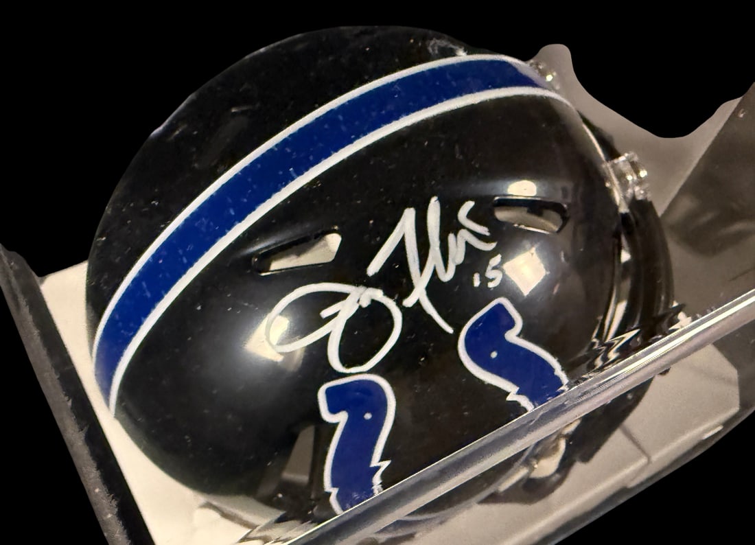 Indianapolis Colts Signed Mini Helmet - 2