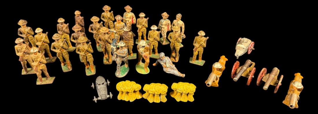 Vintage Painted Lead / Metal Military Miniatures (1 of 6)