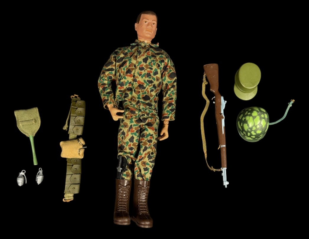 Vintage 1964 G.I. Joe Camouflage Soldier Figure (1 of 1)