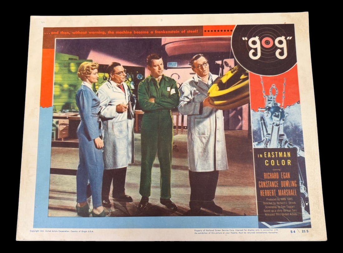 Gog (1954) Original First-Release Lobby Card with (1 of 2)