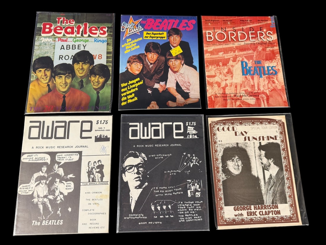 Beatles Fan Magazine Lot (6 Issues) (1 of 1)