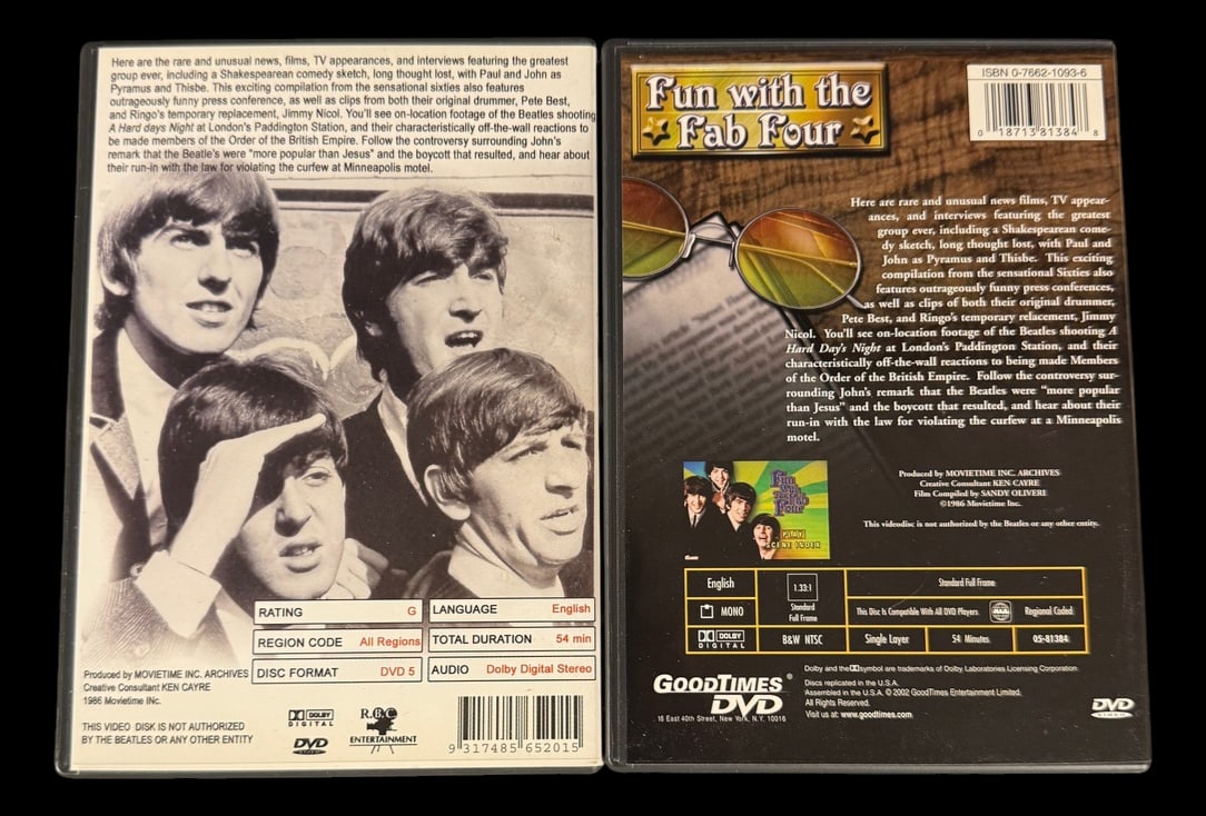 Beatles Documentary DVD Pair - 2