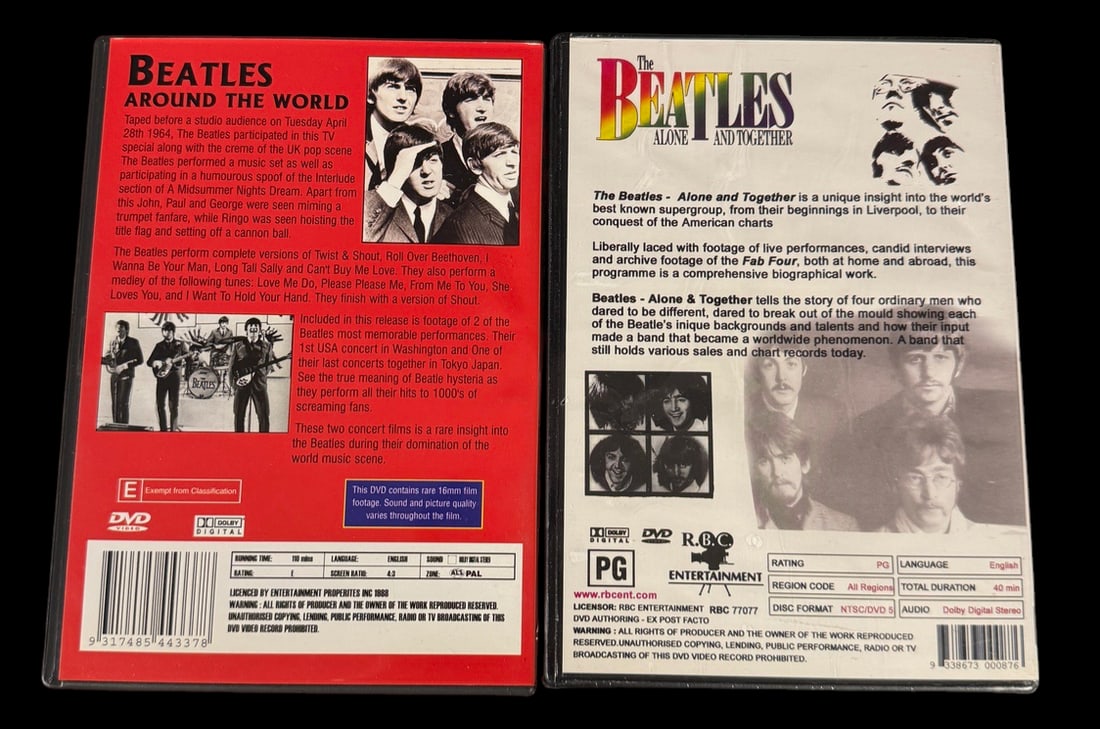 Beatles Documentary DVD Pair - 2