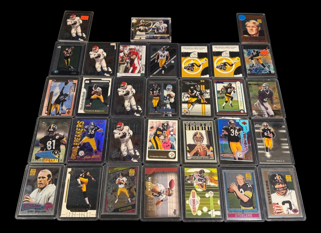 Vintage Pittsburgh Steelers Football Cards (1 of 1)