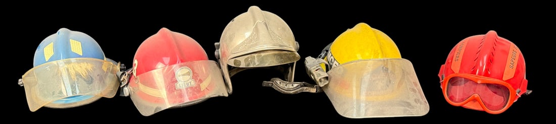 Fire Helmet Lot (1 of 2)
