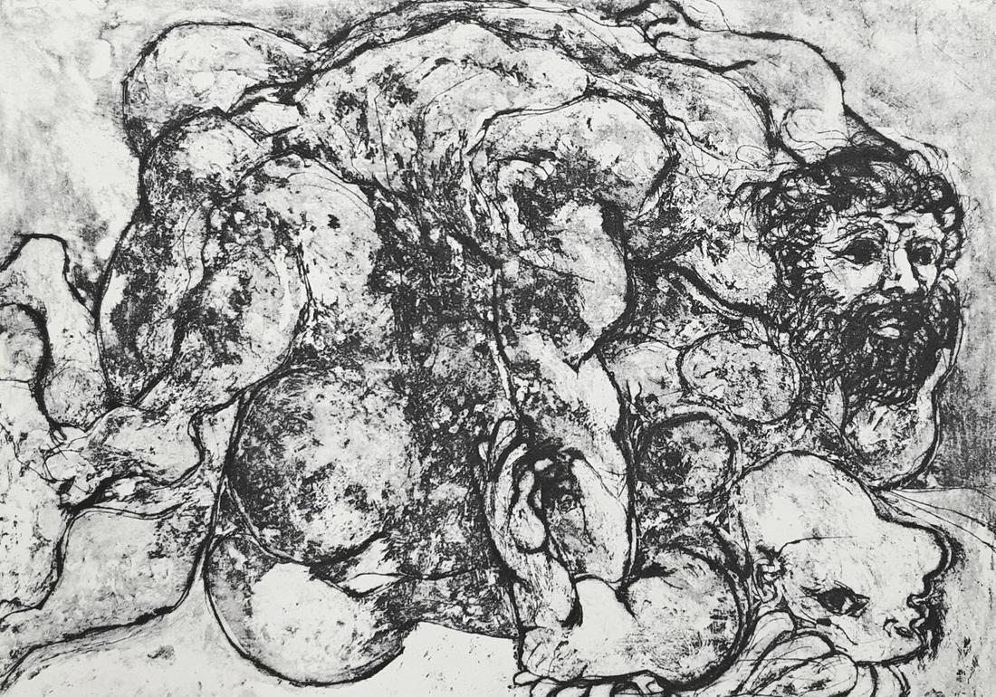Pablo Picasso - Hand Signed Lithography - 1956: Author: Pablo Picasso From: Suite Vollard first edition Size: 28 cm x 21,5 cm Hand-signed by the artist With the seal of the Gallery in Paris