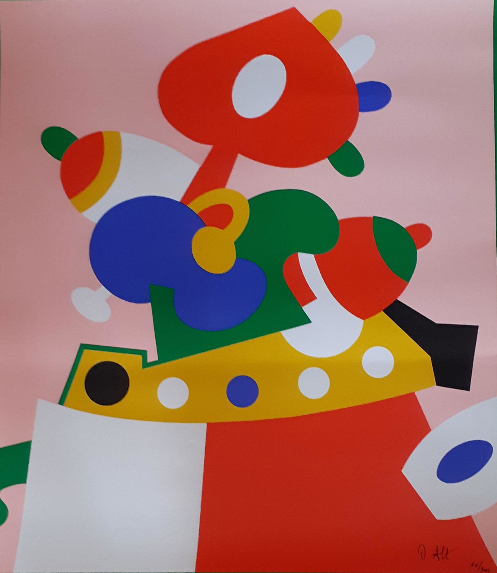 Otmar Alt - Fire and flowers for Ilse: Otmar Alt (German 1940 -) Lithograph on high-quality archival paper Hand signed by the artist. Limited and numbered edition 62/300 Sheet Size 78cm x 66cm (30.71 x 25.98 inch) Condition: Very good From