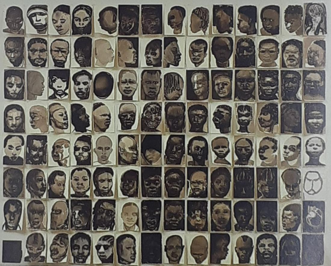 Marlene Dumas - Black drawings - Signed: Marlene DUMAS (South African 1953 -) Good size cardboard postcard Limited Edition Offset Printing Black Drawings 1991 - 1992 Hand signed by the artist. Sheet Size 21cm x 17cm (8.27 x 6.69inch) Conditi