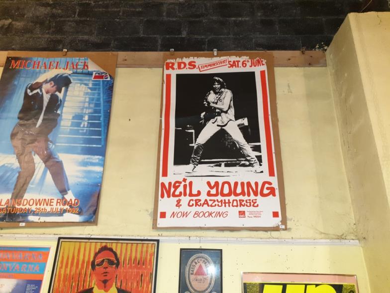 Neil Young Crazy Horse Poster RDS Simmonscourt Dublin (1 of 1)