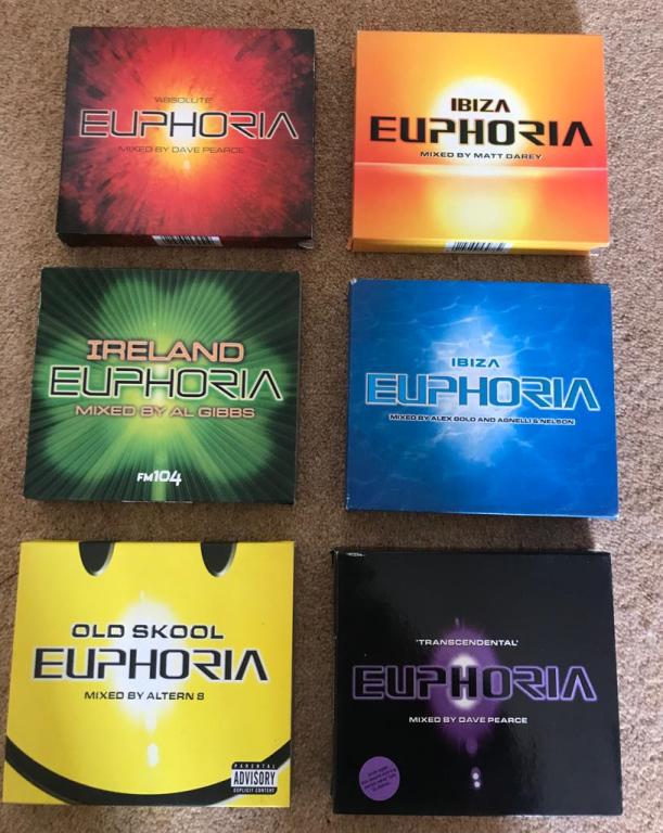 Collectors Collection of Dance Euphoria CD's 12 x (1 of 6)