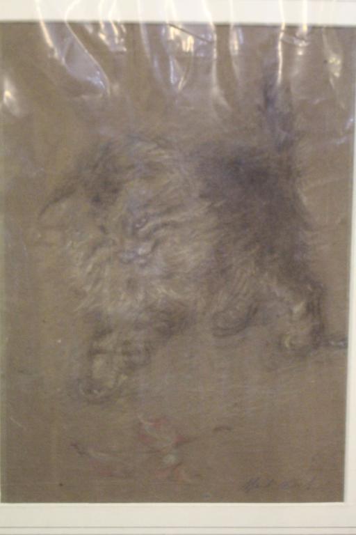 Maud Earl "Playful Kitten" Pastel - Unframed and: Maud Earl "Playful Kitten" Pastel - Unframed and Signed. (19x25cm)