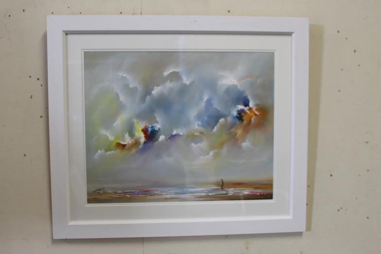 Caroline McVeigh "Soothing the Soul" Mixed Media (57cm: Caroline McVeigh "Soothing the Soul" Mixed Media (57cm x 67cm)