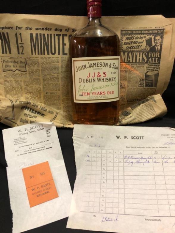 John Jameson & Son, 10 year old Whiskey #1138 Scotts of (1 of 1)